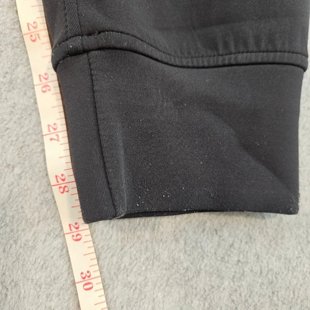 Lululemon Black Tapered Athletic Joggers Ribbed Cuff Yoga Training Pants